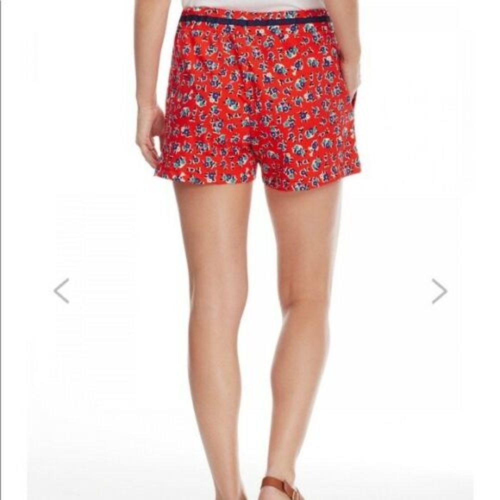 New Draper James Red Blue Georgia Knit Shorts - M - Picture 3 of 7